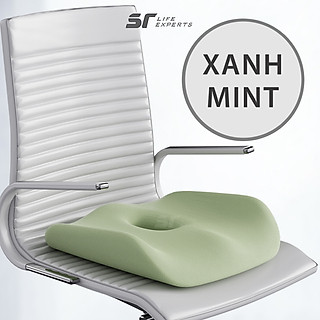 Đệm Mông Công Thái Học Cao Su Non Gối Ngồi Thoáng Khí Đệm Lót Ghế Văn Phòng Ô Tô Xe Hơi- Sairui