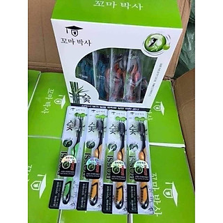 HỘP 30 CHIẾC BÀN CHẢI ĐÁNH RĂNG THAN TRE HOẠT TÍNH