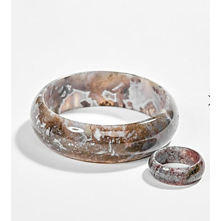 Set Nhẫn & Vòng tay Băng Ngọc Thủy Tảo 58mm