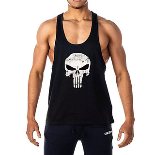 Áo Tập Gym Ba Lỗ Rộng Nách Nam Cotton SA475