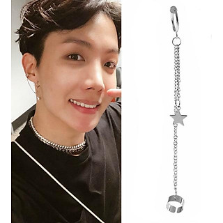 Khuyên tai kẹp vành tai sao Hàn cá tính