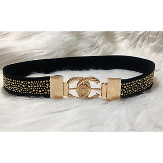 Thắt lưng full hạt. Bản 3cm mặt logo