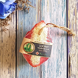 Xà phòng xơ mướp hoa hồng - Rose Luffa Soap