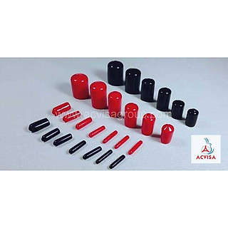 500c Nút bịt ( Đầu bịt) ty ren M22 ( Màu Đỏ)