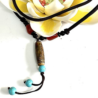 VÒNG CỔ , DÂY CHUYỀN THIÊN CHÂU DZI MẸ QUAN ÂM VÀ NGỌC LAM TÂY TẠNG