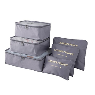 Sét 6 Túi Đựng Quần Áo , Đồ Dùng Cá Nhân Đi Du Lịch