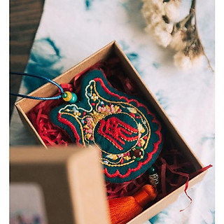 DIY / BỘ KIT TỰ THÊU 2021 TÚI THƠM BÌNH AN - túi ước nguyện - túi thơm treo ô tô - Handmade Nana Shop