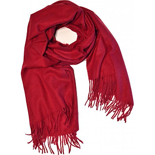 Khăn Len Dạ Choàng Cổ Màu Đỏ