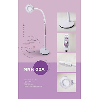 Đèn led 120 bóng siêu sáng mặt to chân nhẹ soi da, nặn mụn dùng cho spa - phun xăm - nối mi