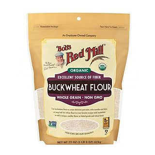 Bột mì đen (lúa mạch đen) nguyên cám hữu cơ Organic Whole Grain Dark Rye Flour Bob's Red Mill 567gr