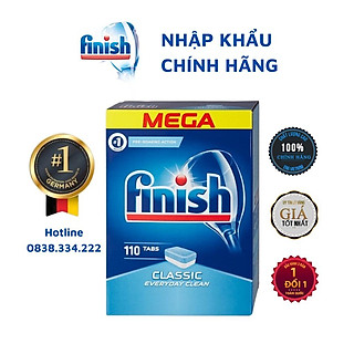 Viên rửa bát Finish Classic 110 viên Nhập khẩu chính hãng
