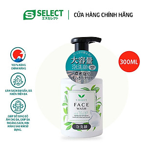 Sữa Rửa Mặt Tạo Bọt Chiết Xuất Trà Xanh S Select Nhật Bản 300ml