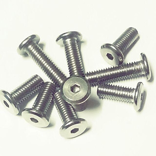 Ốc lục giác dẹp inox M8x10 con