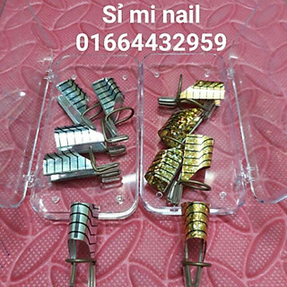 Kẹp ngón sẵn phom đắp móng bột