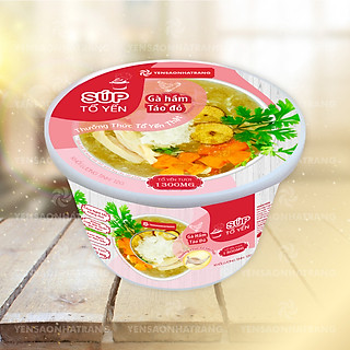 Súp Tổ Yến Vị Gà Hầm Táo Đỏ 12g Yến Sào Nha Trang