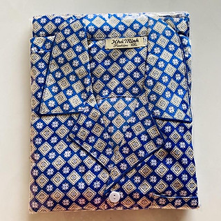 Đồ Bộ Pijama Nam Pilama Phi Bóng Trung Niên Sang Trọng Bigsize