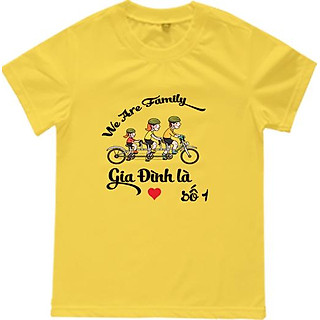 Áo thun gia đình in họa tiết gia đình là số 1