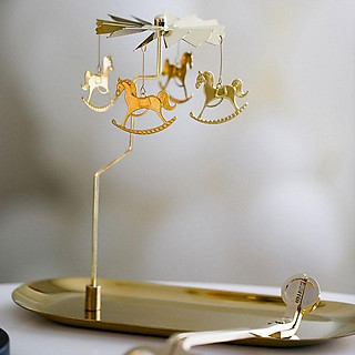 Chong Chóng Xoay + Khay Đựng Nến Thơm Cao Cấp (Phụ Kiện Nến Thơm) - CK01