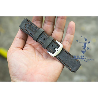 Dây đồng hồ da bò thật cho Seiko 5 / Casio AE 1200 WHD / Casio AE 1200 WH / Casio 1200WHD / 1000W / 1000WD