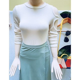 Áo thun ôm QC tay dài mềm mịn