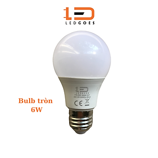 Bóng đèn LED bulb tròn LEDGOES 6W
