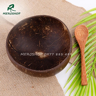 BỘ BÁT GÁO DỪA + MUỖNG - DỤNG CỤ LÀM ĐẸP VÀ ĂN UỐNG