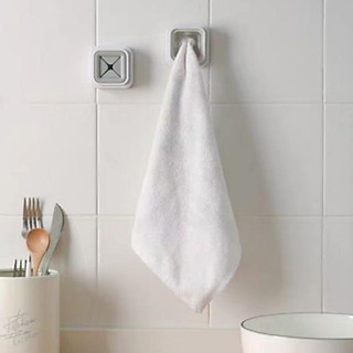 Giá treo khăn, tạp dề gọn gàng dán siêu dính