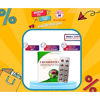 Thực phẩm bảo vệ gan và tăng cường chức năng Gan CADUMARIN FORT - Hộp 10 vỉ x 10 viên nén