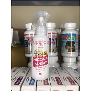 Micona Spray 100ml - Phun Xịt Viêm Da Nấm Da Viêm Nang Lông Chó Mèo
