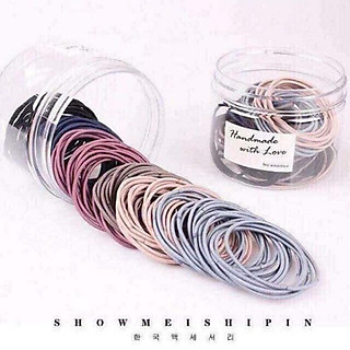 HỘP 100 DÂY BUỘC TÓC NỮ