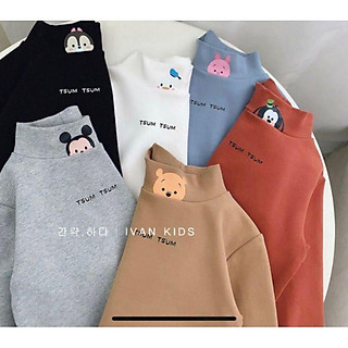 Áo len tăm cổ cao giữ nhiệt bé trai, bé gái - M181 (nhiều mẫu)