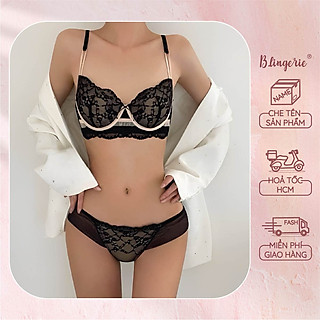 Bộ Đồ Lót Nữ Ren Hoa Đơn Giản - B.Lingerie