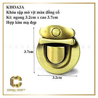 KHÓA SẬP MỎ VỊT 2-3CM