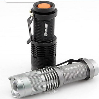 Đèn pin mini siêu sáng Cree đã bao gồm sạc và pin-Hàng nhập khẩu