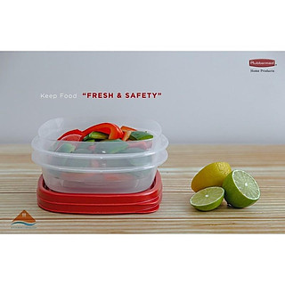 Set 2 hộp đựng thực phẩm (710ml) NẮP CÓ VENT RUBBERMAID