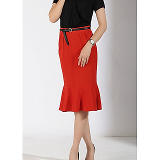 Váy BC đuôi cá RB08 cam đất