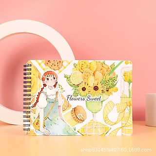 Sổ chiết washi tape size A5 dùng để lưu trữ stickers / washi tape tiện lợi