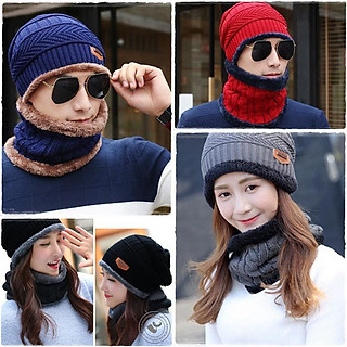 Combo 60 mũ len kèm khăn