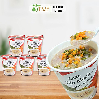 5 ly cháo yến mạch gạo lứt ly TÂM MINH FOODS không bột ngọt