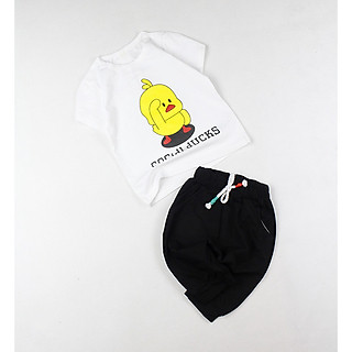 Đồ bộ dạo phố in vịt con vàng siêu cute cho bé trai 0.5-4 tuổi từ 10 đến 18 tuổi 02349-02352