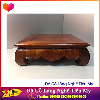 Đôn Vuông Kê Tượng , Đế kê tượng , kệ tượng Gỗ Hương Xịn - sản phẩm làng nghề