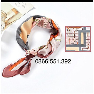 Khăn Choàng Lụa vuông cao cấp- khăn lụa vuông hàng chính hãng- Khăn lụa thời trang công sở 50x50cm