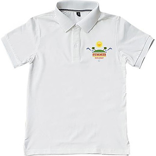 Áo Thun Cá Sấu Nữ Họa Tiết Summer Holiday