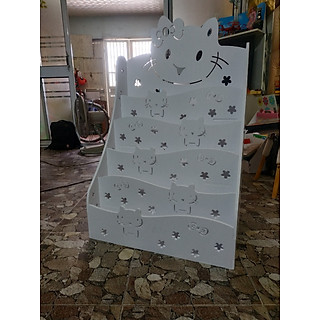 Kệ sách Kitty đựng đồ đa năng (size to)