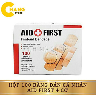 Băng Gâu Cá Nhân Dán Vết Thương Urgo Aid First hộp 100 miếng.