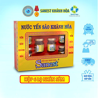 Nước Yến sào Khánh Hòa Sanest Nhân sâm lọ 70 ml