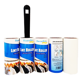 Set cây lăn bụi kèm 4 lõi thay thế