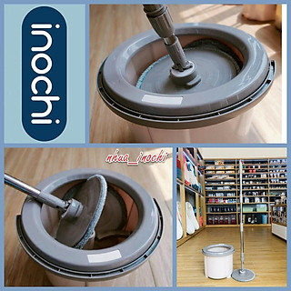 Cây lau nhà chổi lau thông minh thế hệ mới xoay 360 độ tách nước bẩn, sạch chỉ 1 lần lau