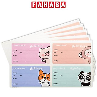 Nhãn Vở Học Sinh Hello Friend - futurebook N144 (20 Nhãn)