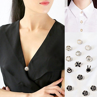Combo 10 ghim cài áo thời trang, pin cài áo đa dạng kiểu dáng cực hot PK8